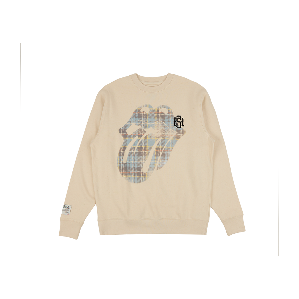 Tartan Lick Fleece Crewneck Front