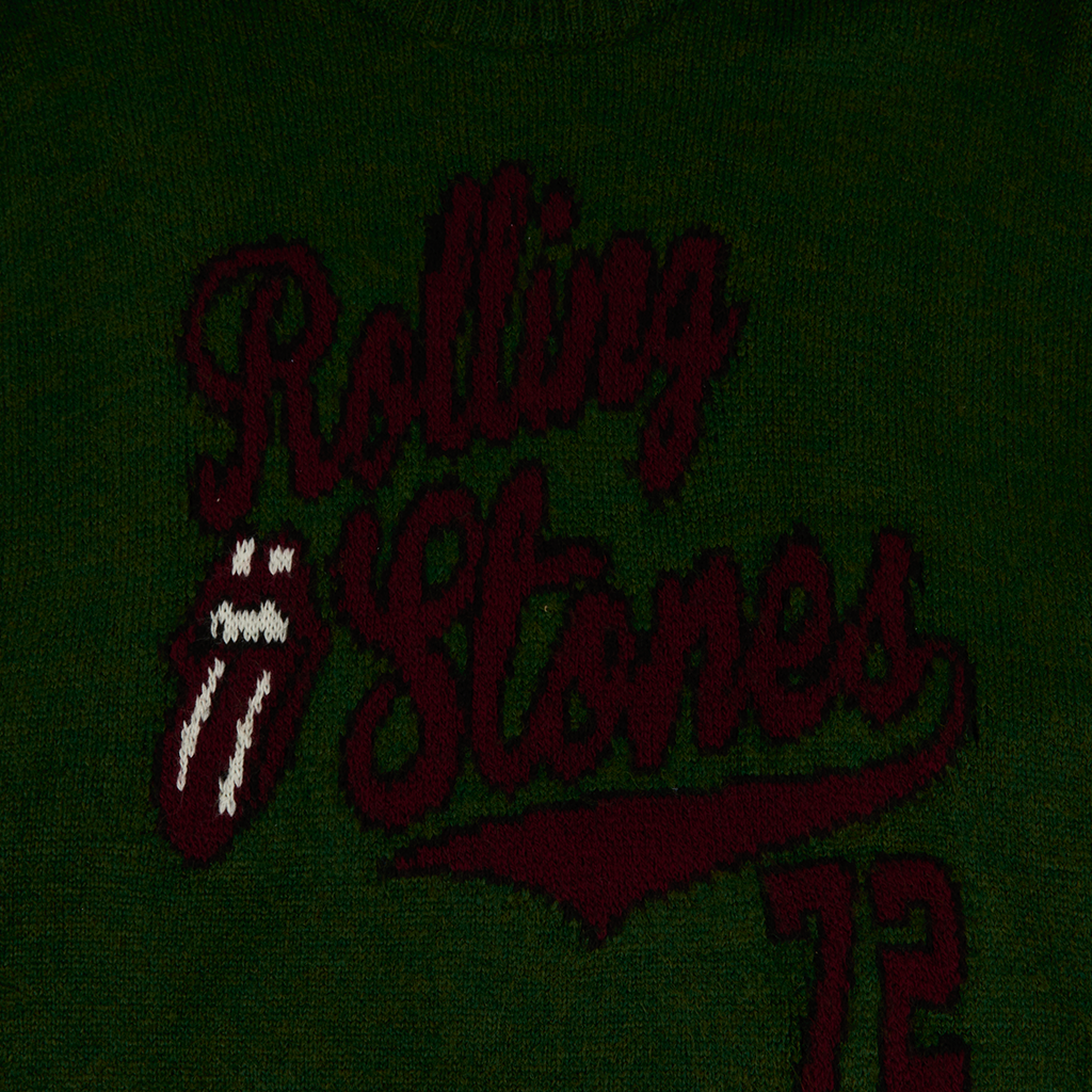 The Rolling Stones Green Knit Sweater