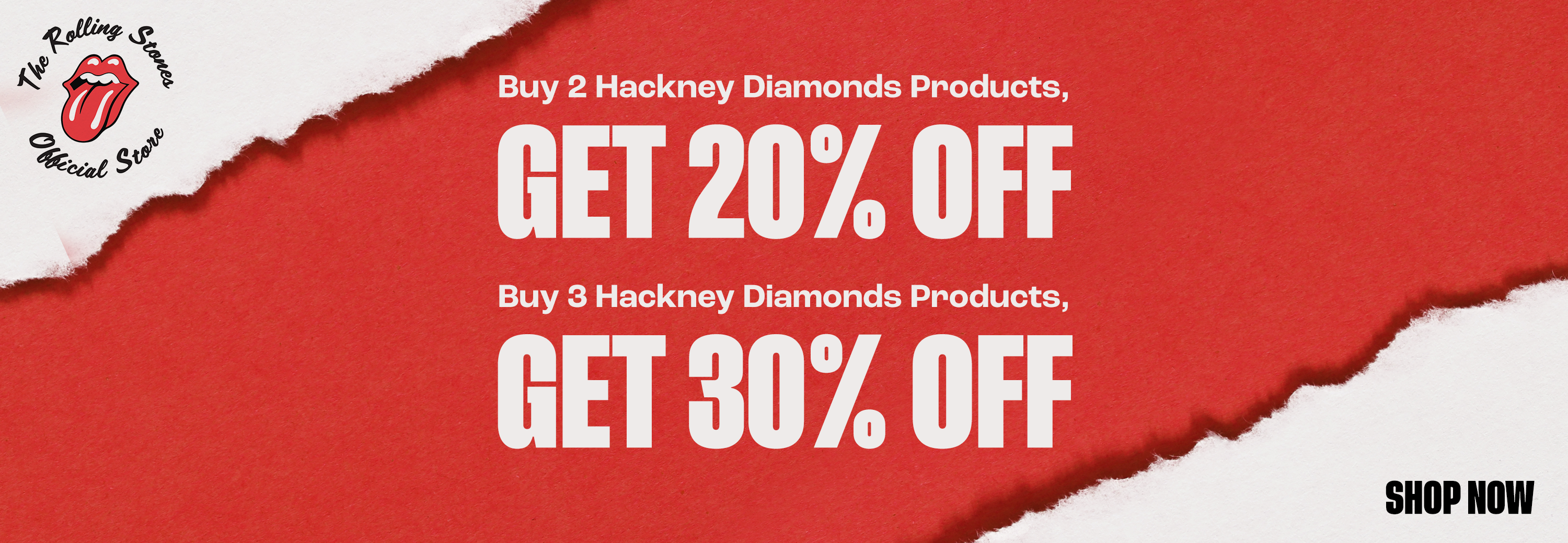Hackney Diamonds Buy 2 Get 20% Off, Buy 3 Get 30% Off
