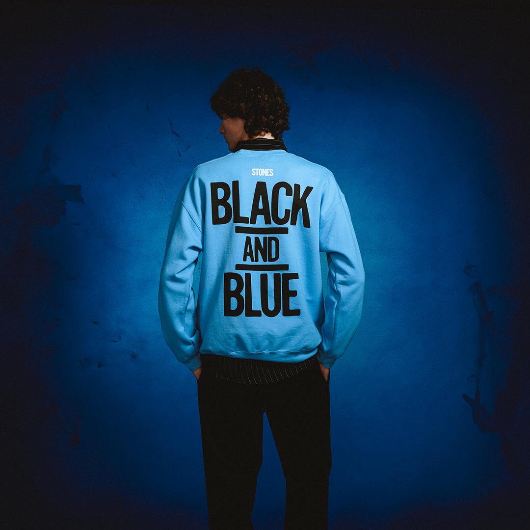 Black and Blue Crewneck