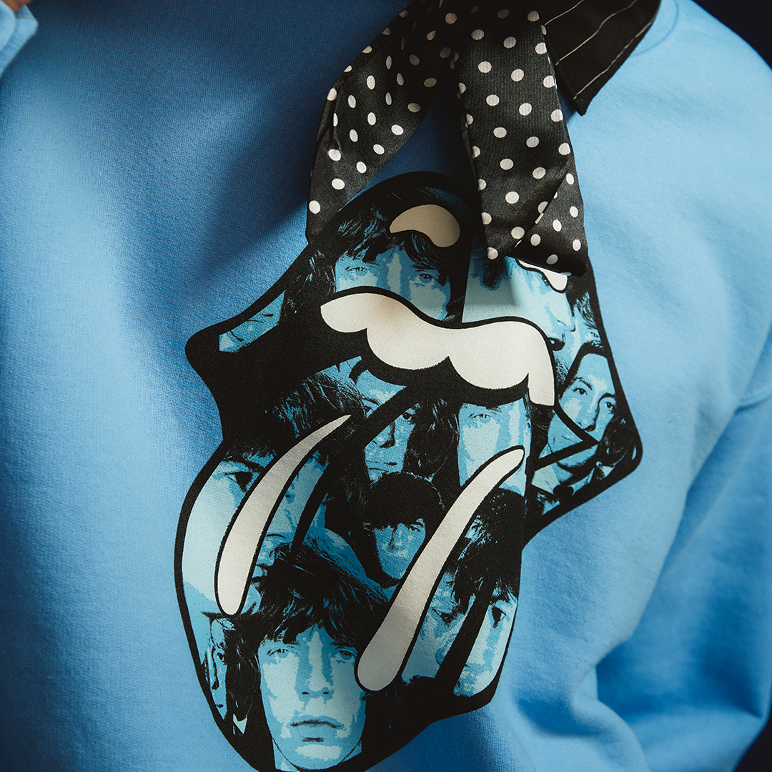 Black and Blue Crewneck