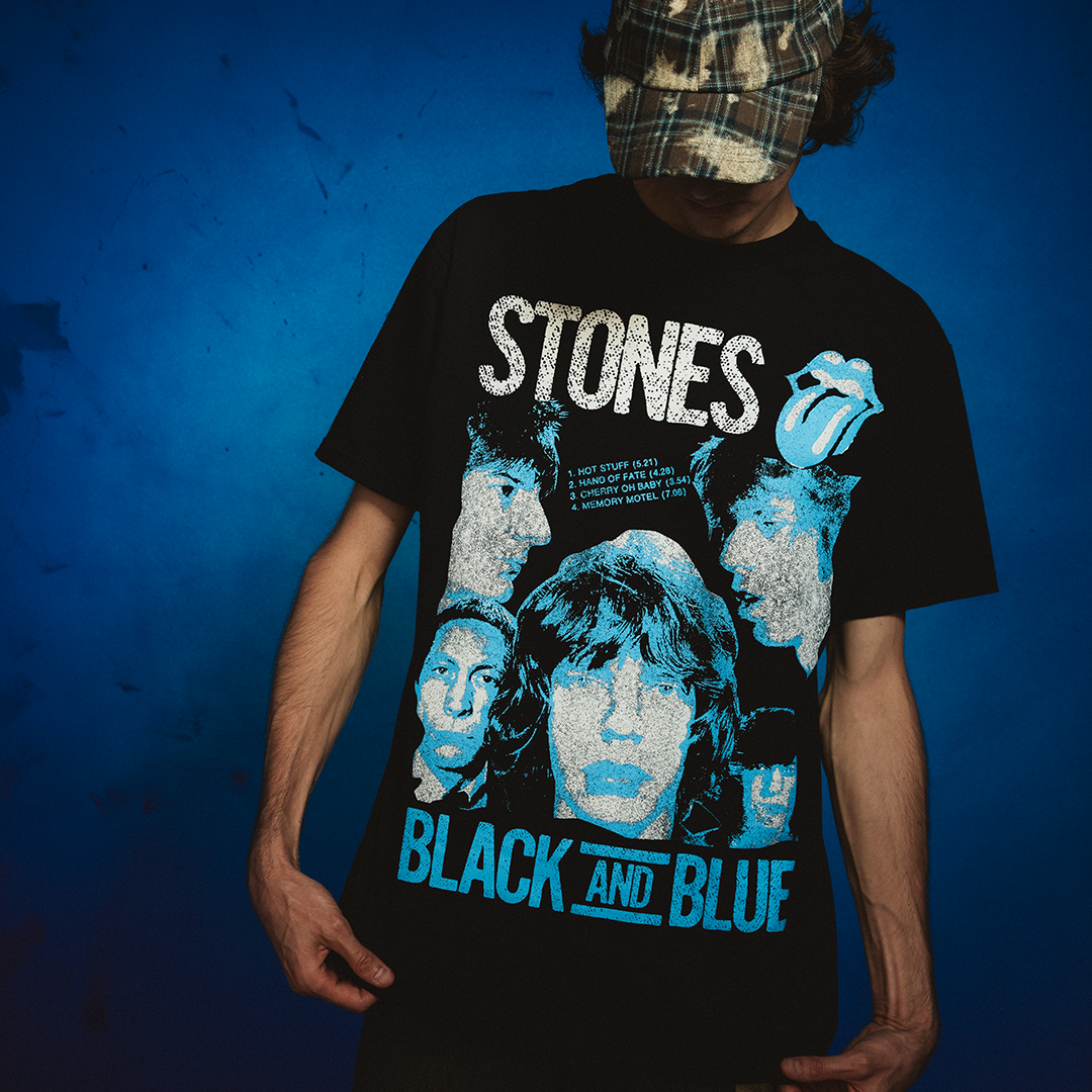 Black and Blue Black T-Shirt