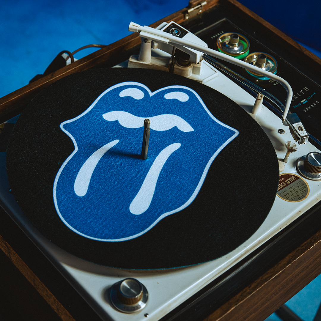 Black and Blue Double Sided Slipmat
