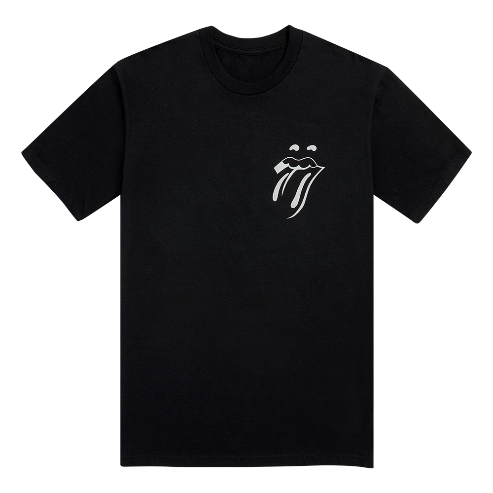 Paint It Black Tongue Outline T-shirt Front