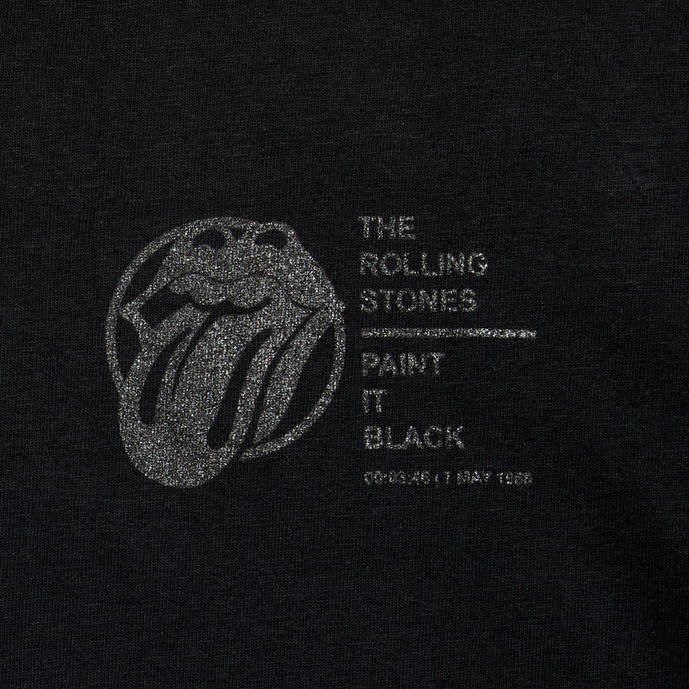 Paint It Black Tonal Lyric T-shirt-3