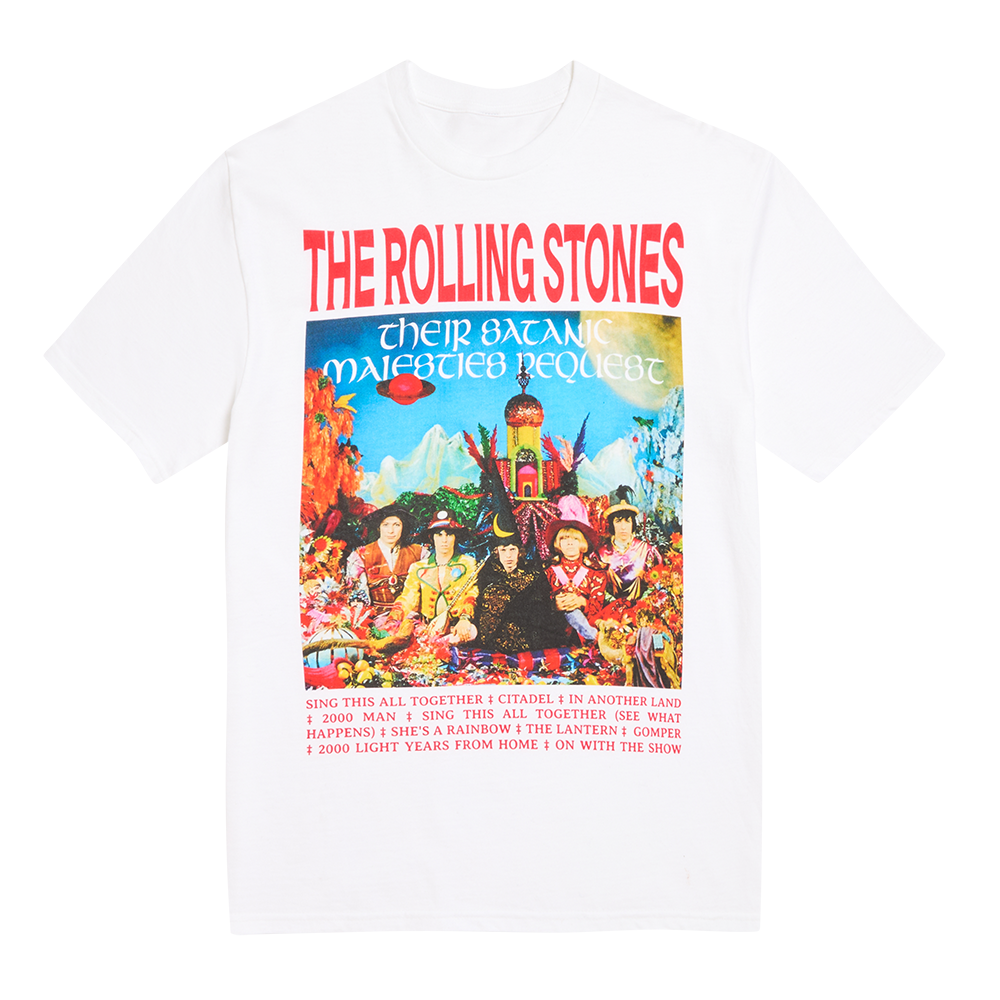 Their Satanic Majesties Request Print T-Shirt Front