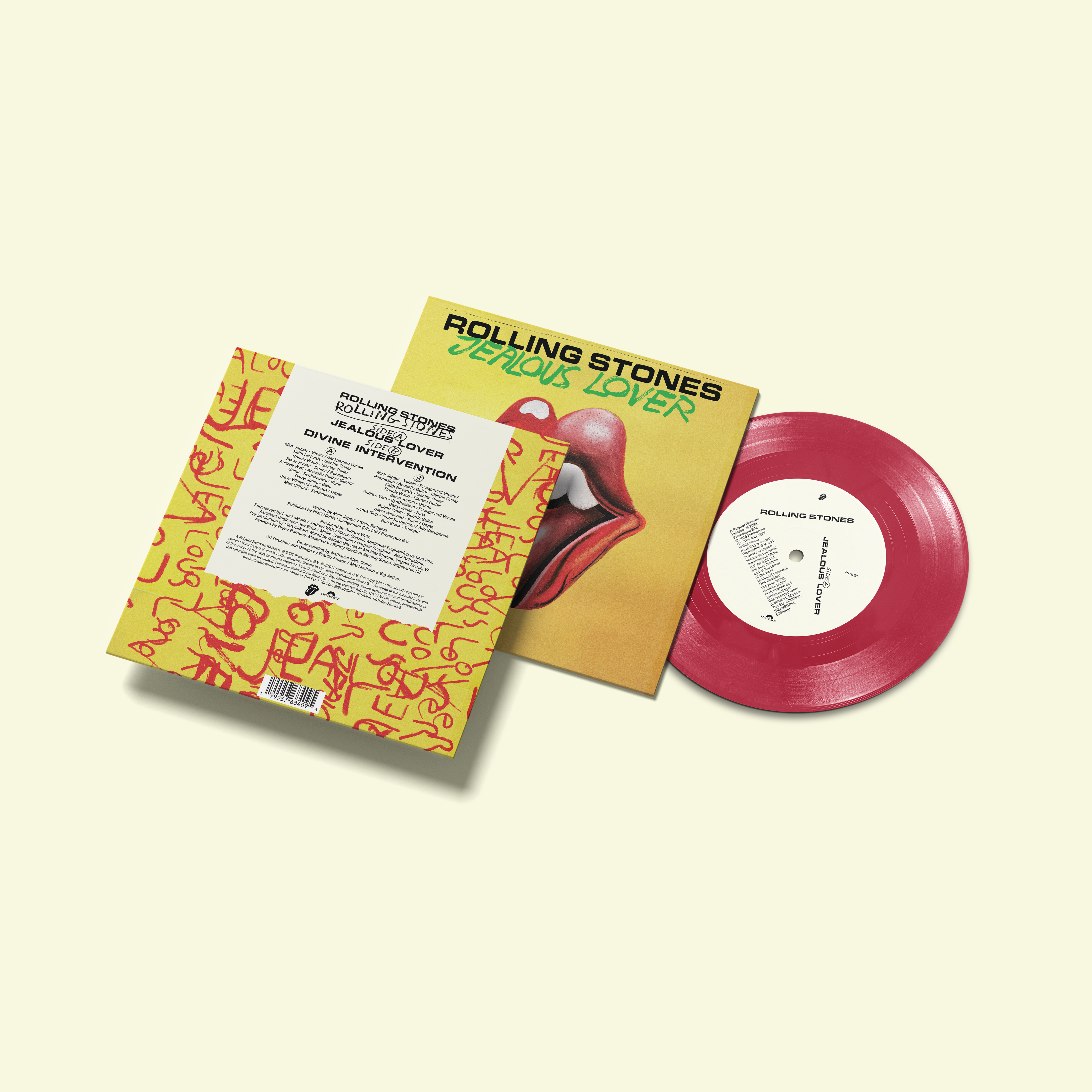 Jealous Lovers Single - 7" Single [Hot Pink vinyl] 2
