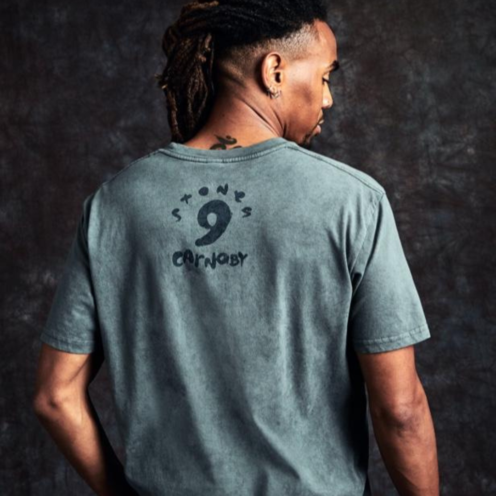 No. 9 Black Tongue & Script T-Shirt Back