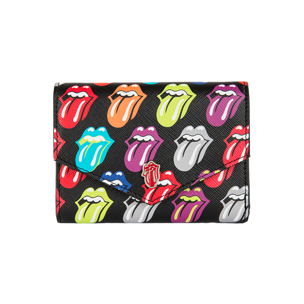 Tri-Fold Colorful Tongue Wallet