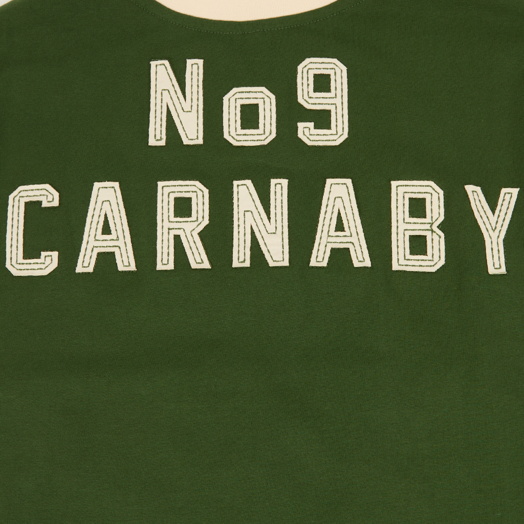 Stones Varsity Chenille Applique Green T-Shirt