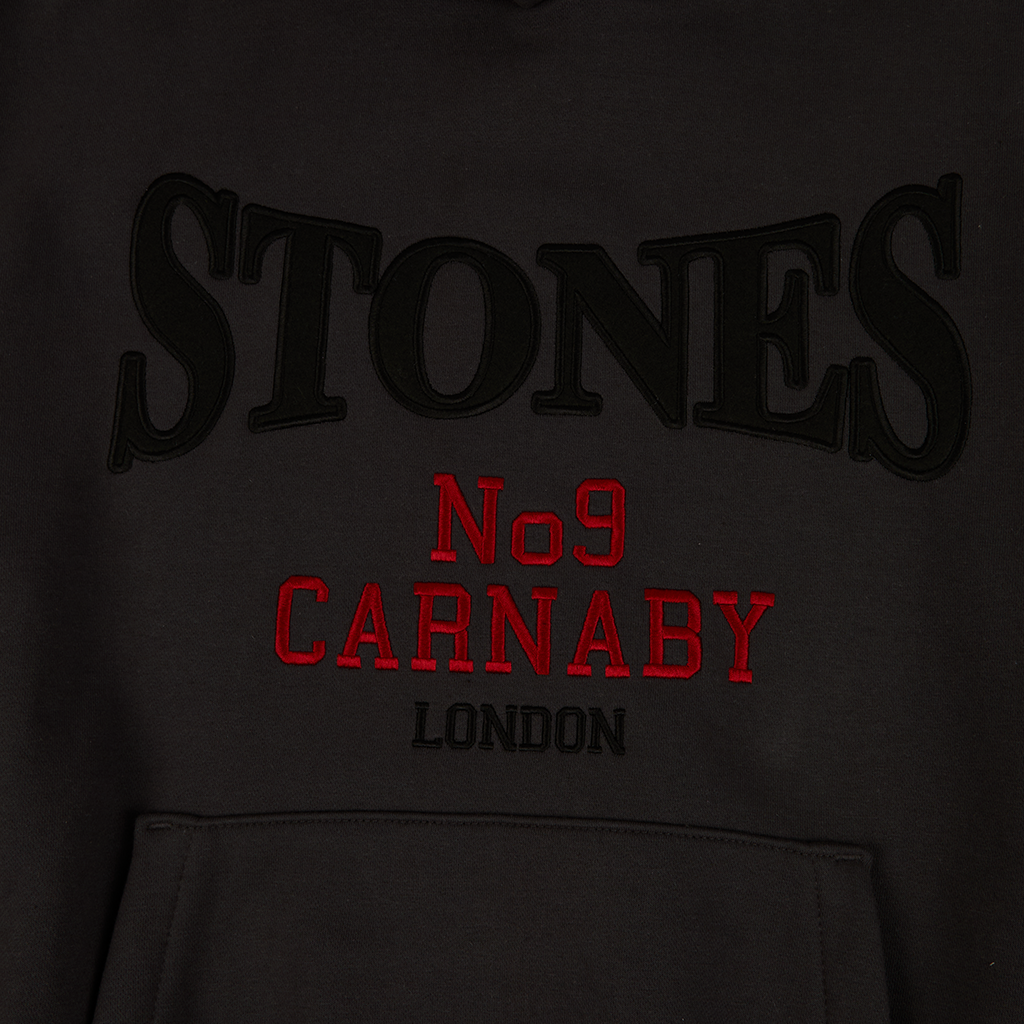 Stones Charcoal Varsity Hoodie