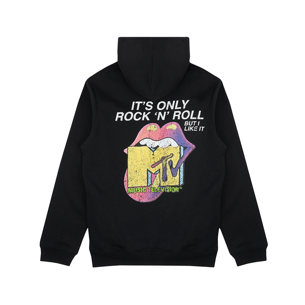 Rolling Stones x MTV IT'S ONLY ROCK 'N ROLL Hoodie Back
