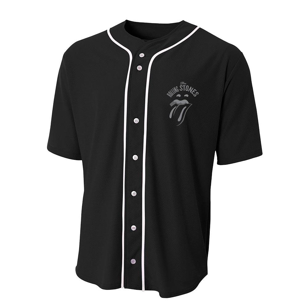 Black Tonal Baseball Jersey Front