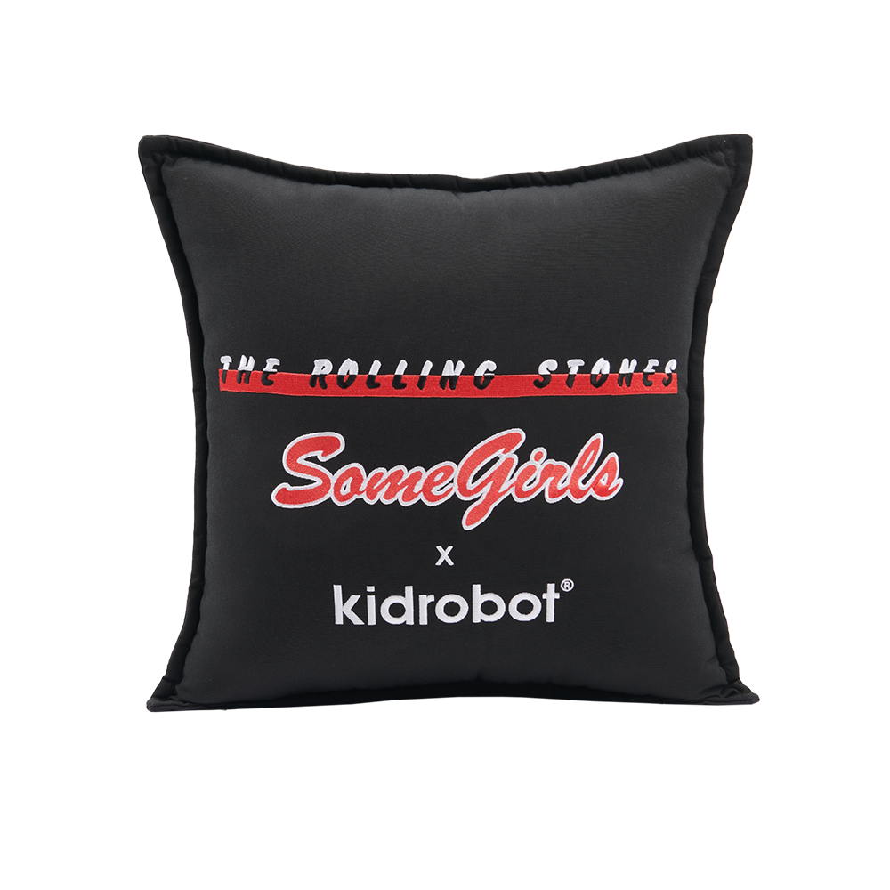 The Rolling Stones x Kidrobot Some Girls 16" Plush Pillow Back