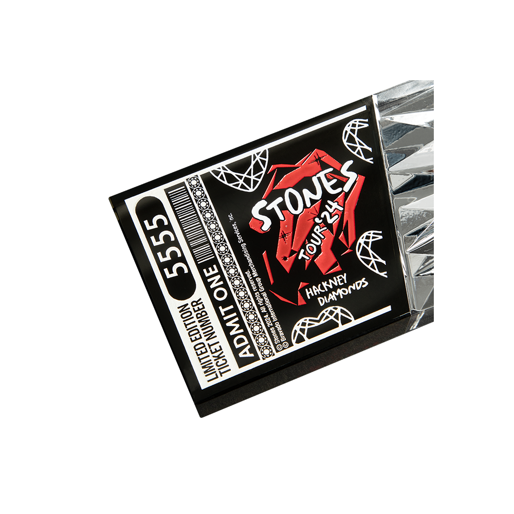 Limited Edition Hackney Diamonds Tour 2024 Commemorative Ticket Limited Edition Hackney Diamonds Tour 2024 Commemorative Ticket