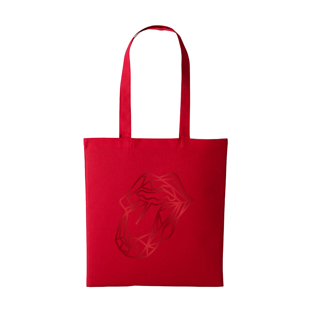 Red Tonal Tote Bag