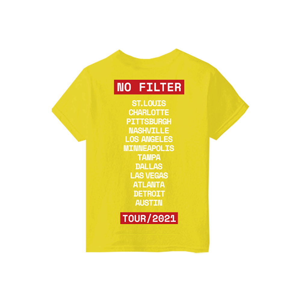 No Filter 2021 Youth T-Shirt Back