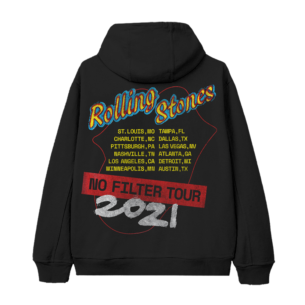 No Filter 2021 Parking Lot Zip Hoodie The Rolling Stones