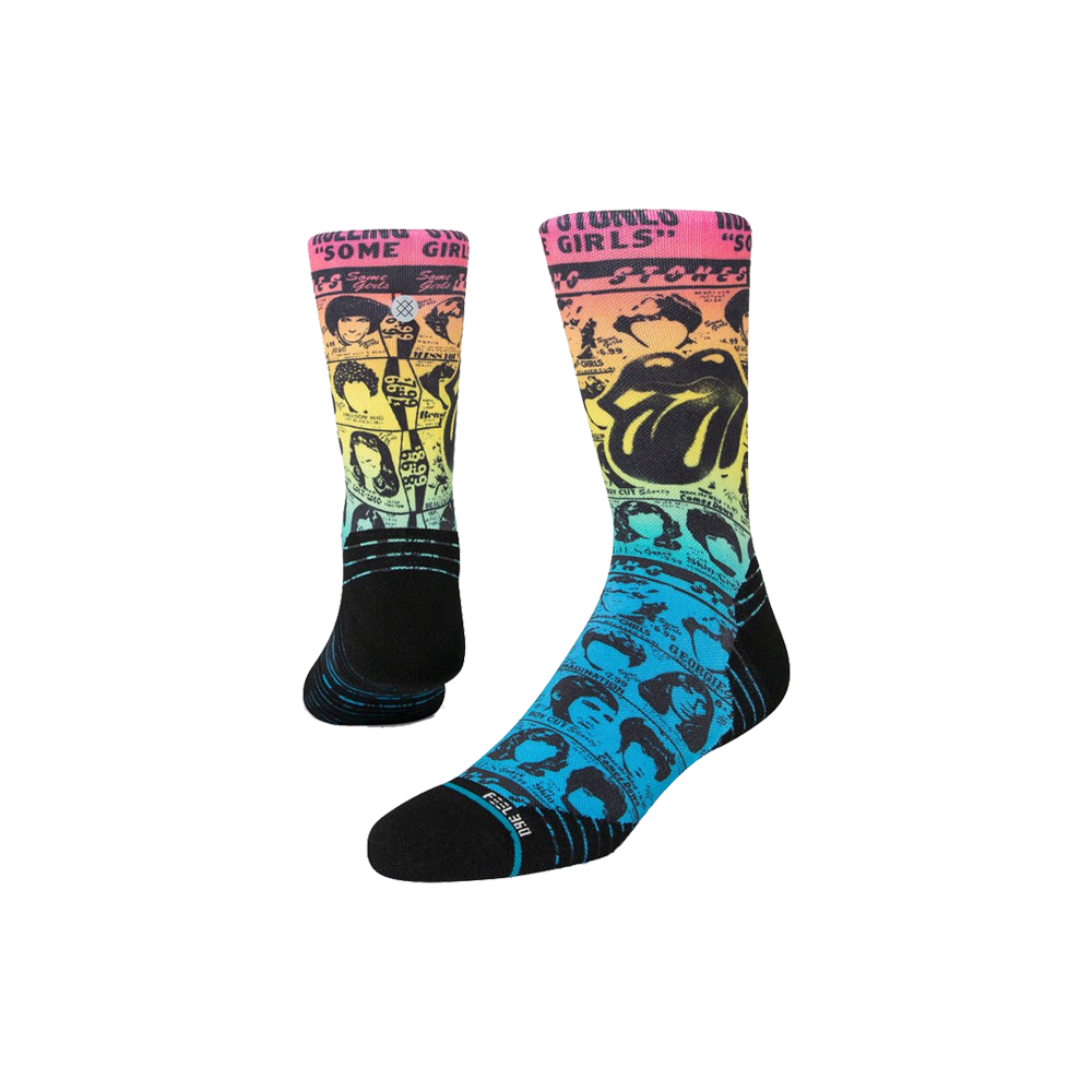 THE ROLLING STONES X STANCE PERFORMANCE CREW SOCKS Img. 1