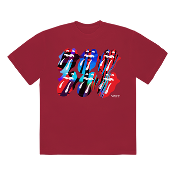 T-Shirt The – Tongue Stones SIXTY White Rolling