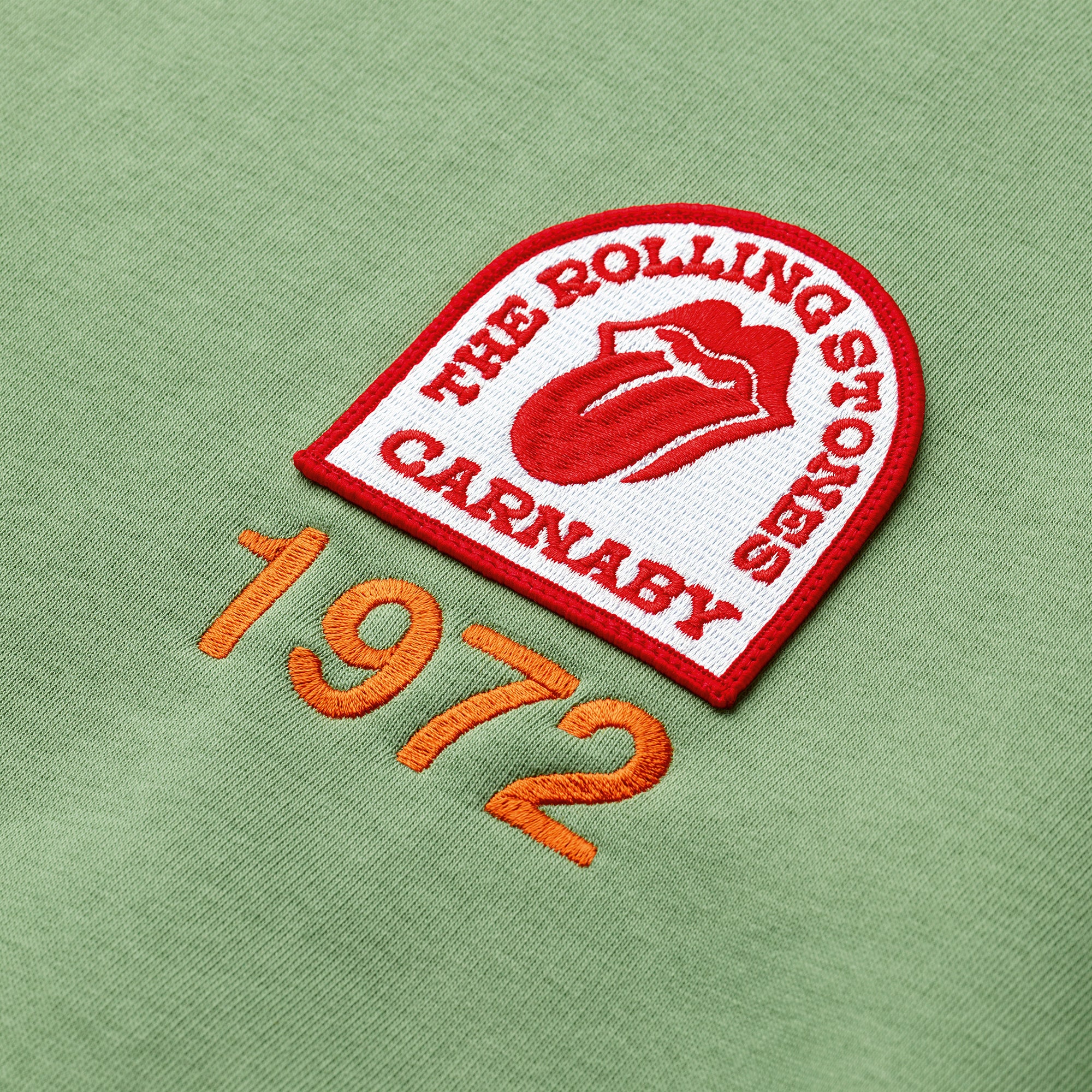'72 Vintage Patch Crewneck Detail