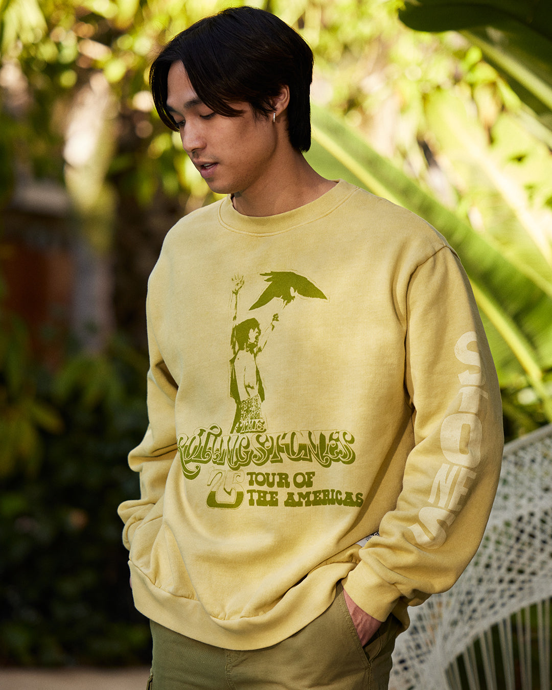 Block Font Tour Americas Crewneck Lifestyle 2