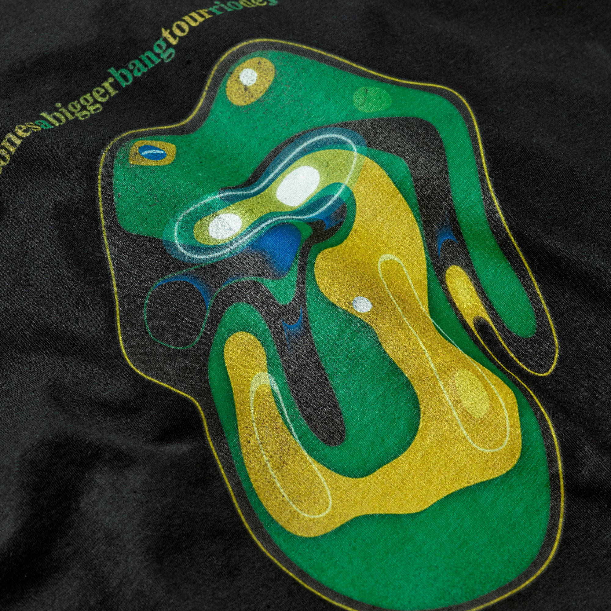 A Bigger Bang Black T-Shirt Detail