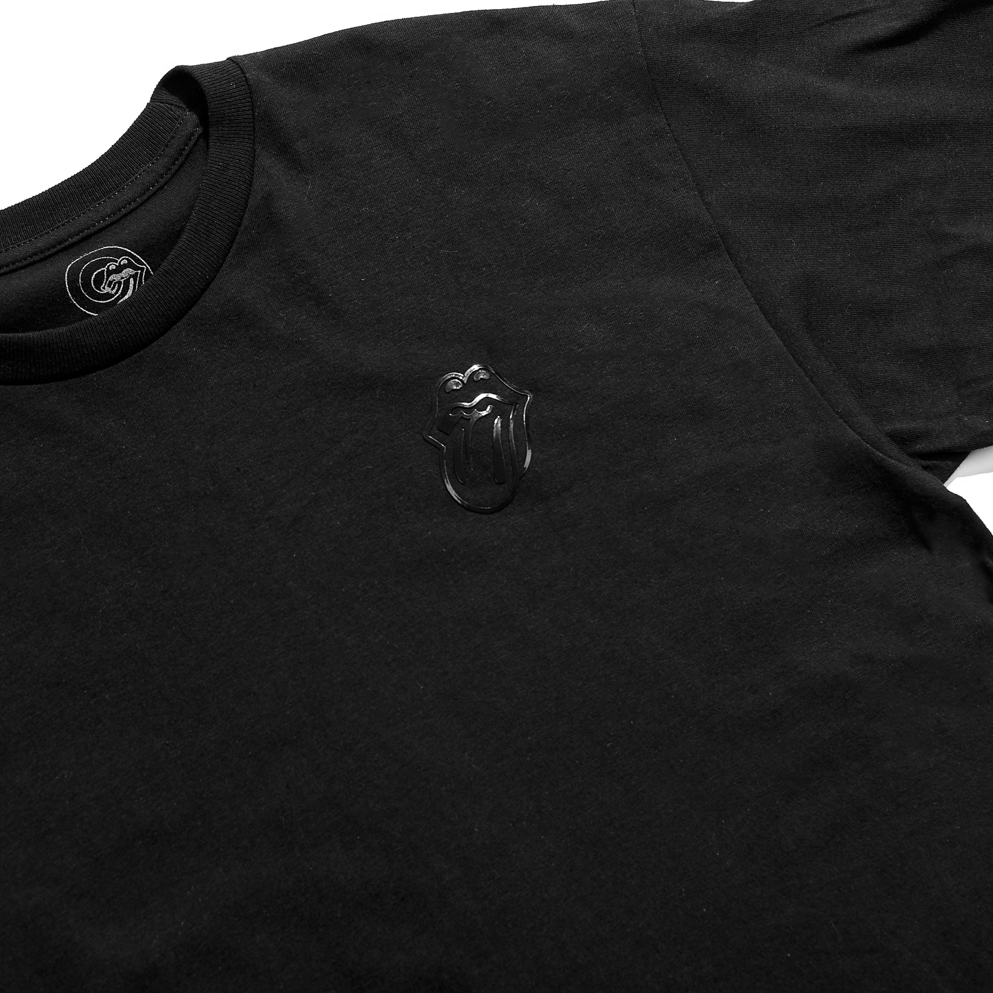 Classic Black Tongue T-Shirt Detail 2