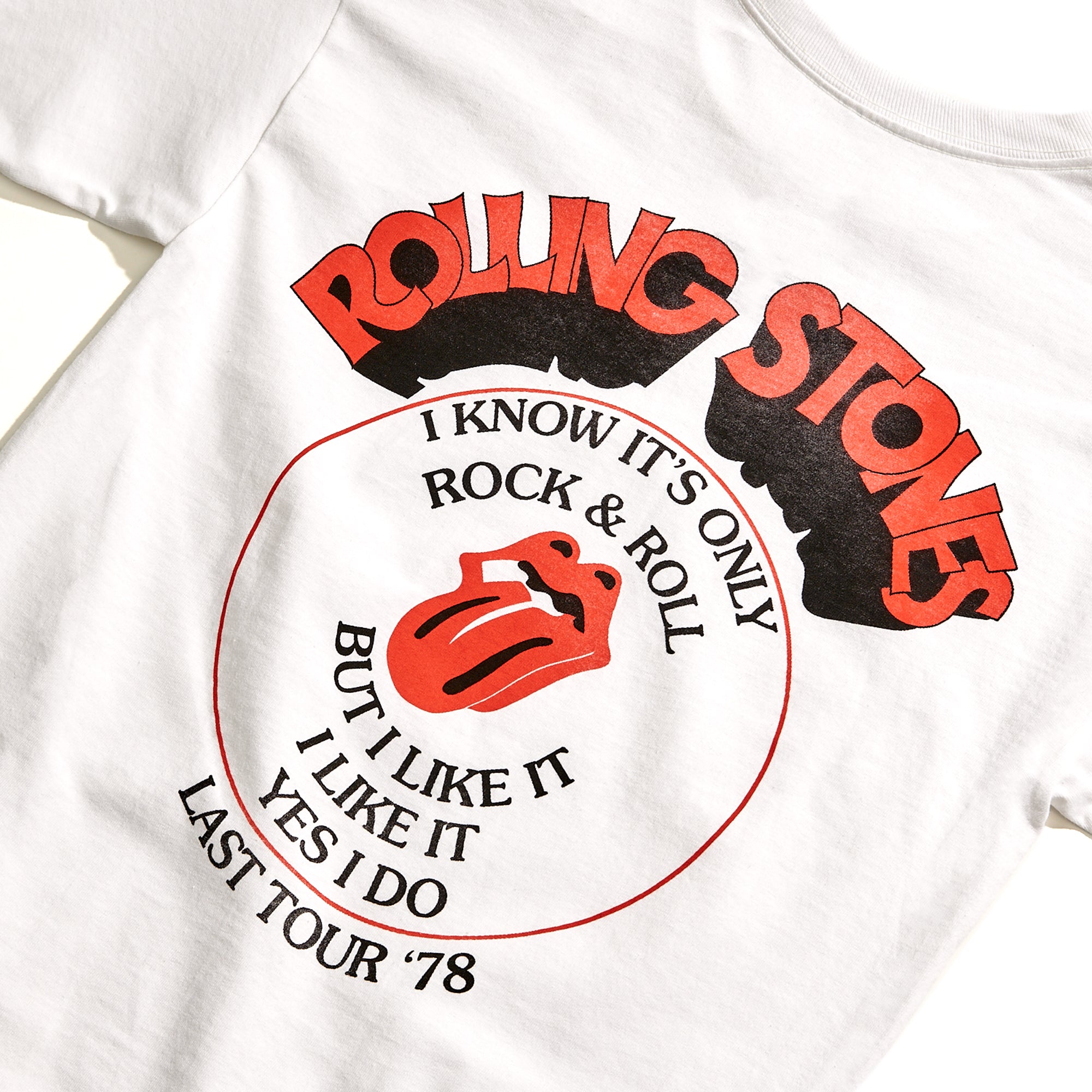Last Tour '78 T-Shirt Back Detail