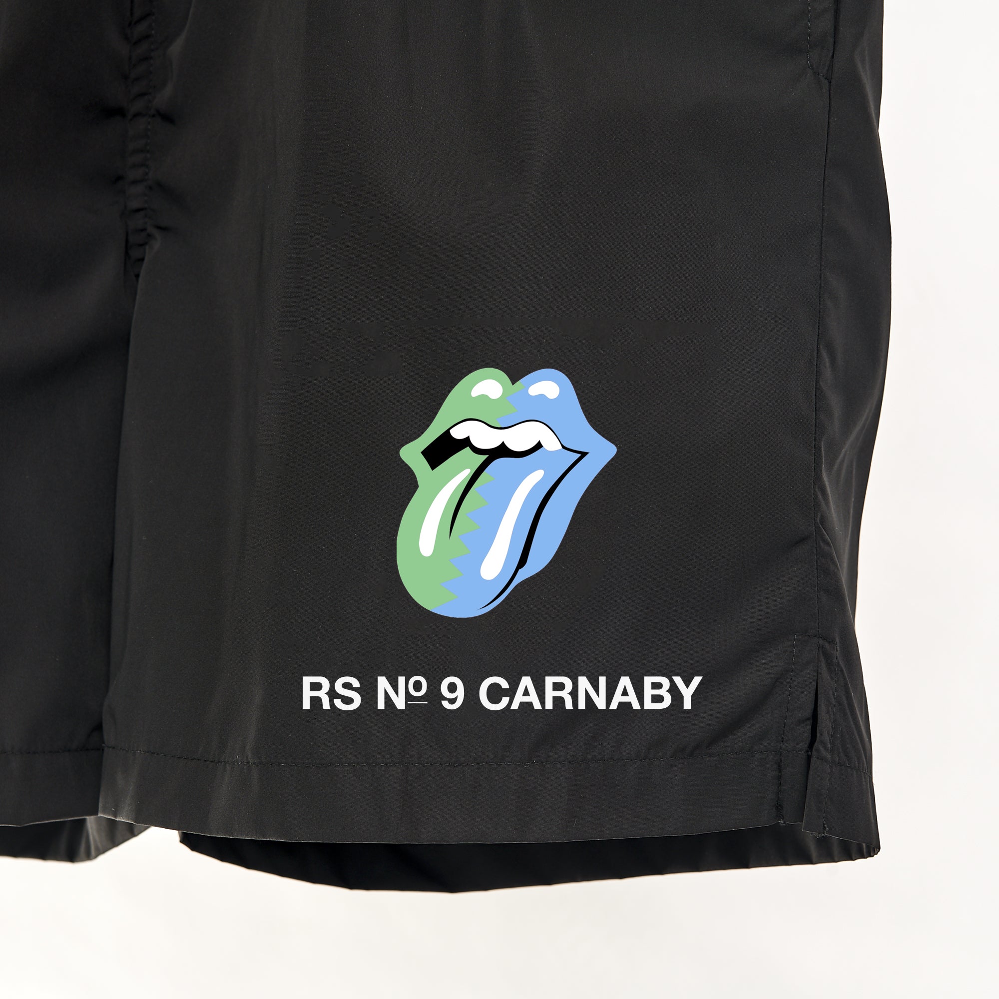 Neon Tongue Nylon Shorts Detail