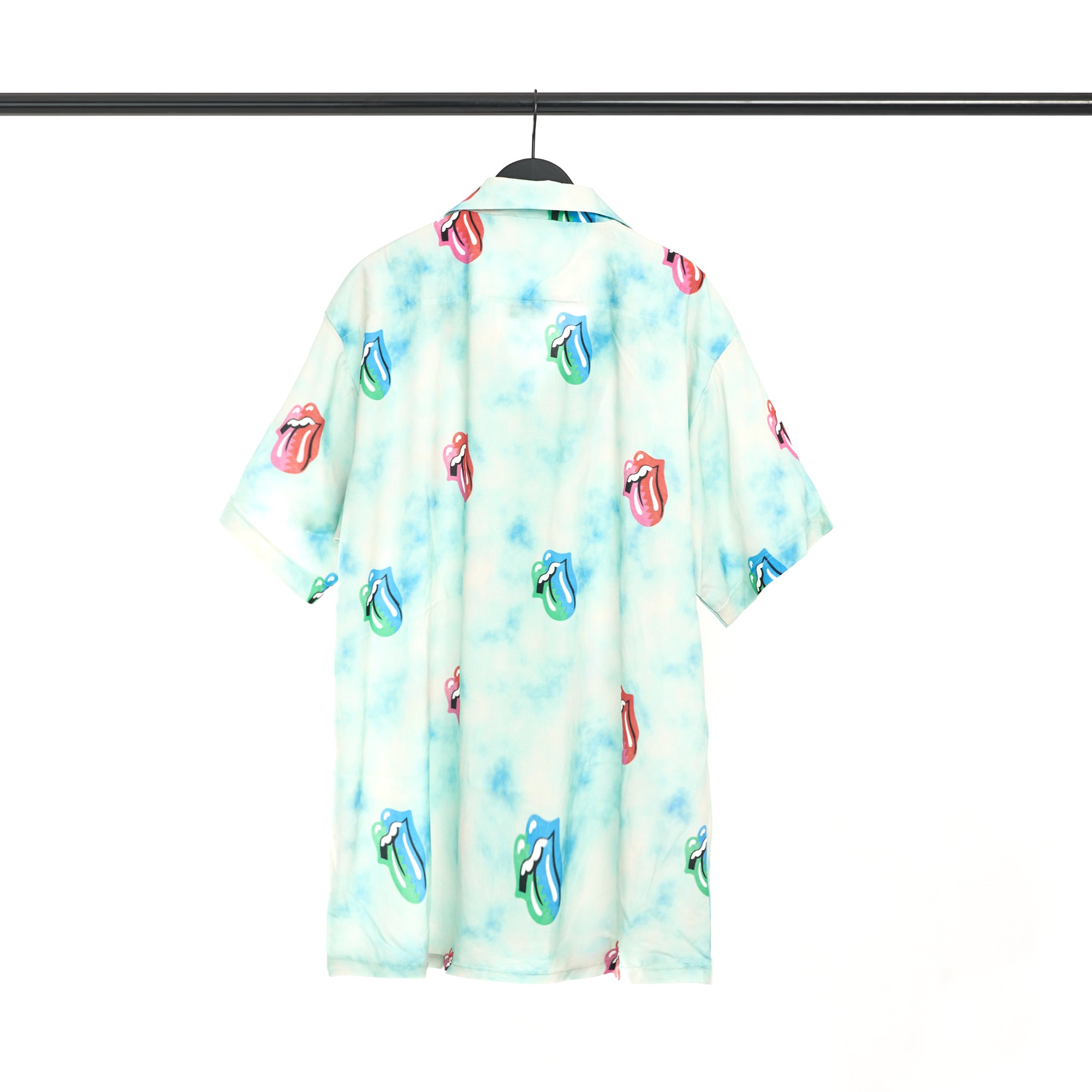 Tongue Print Tropical Shirt