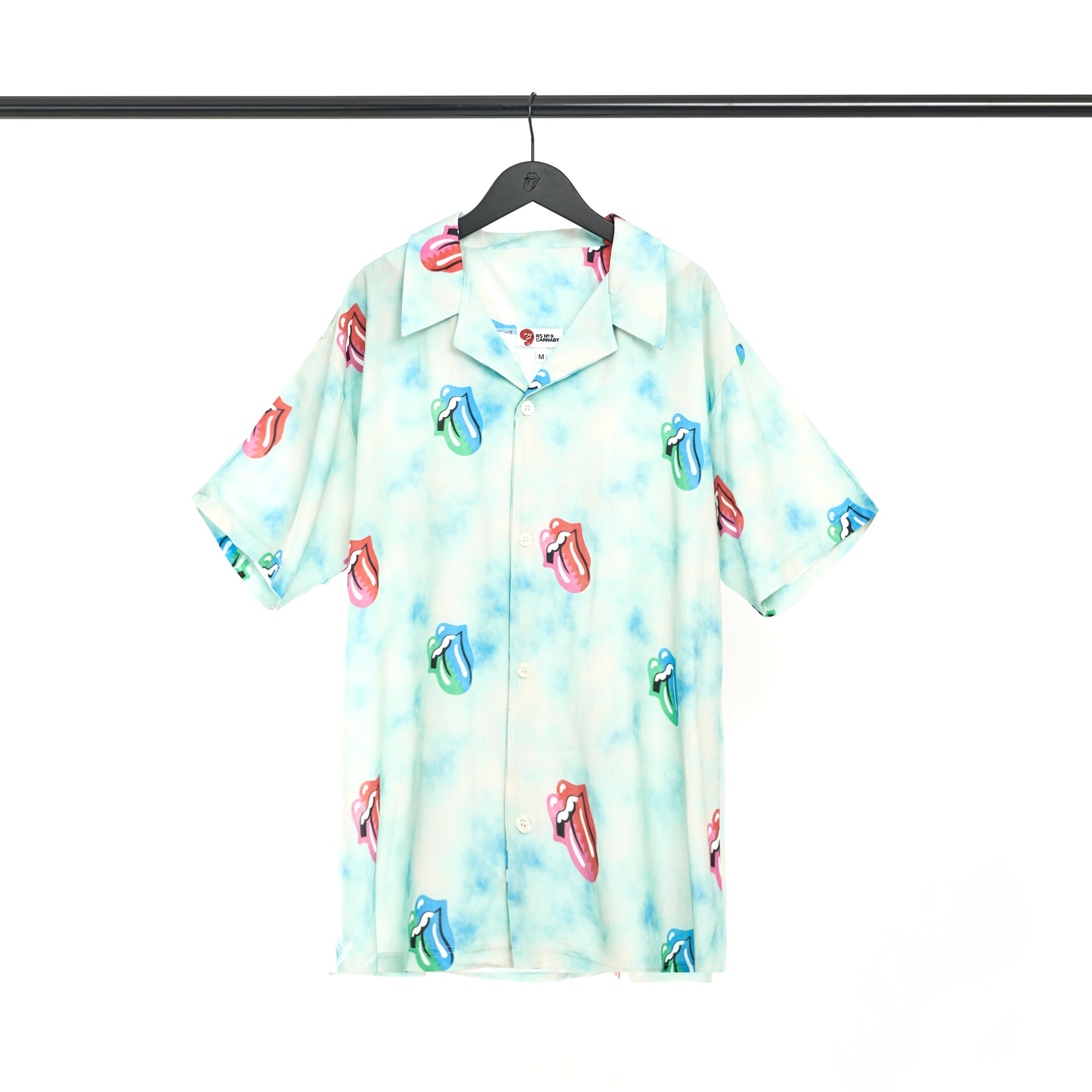 Tongue Print Tropical Shirt