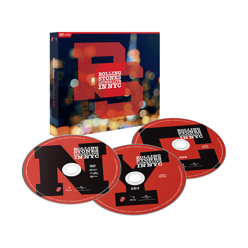 Licked Live in NYC DVD + 2CD – The Rolling Stones