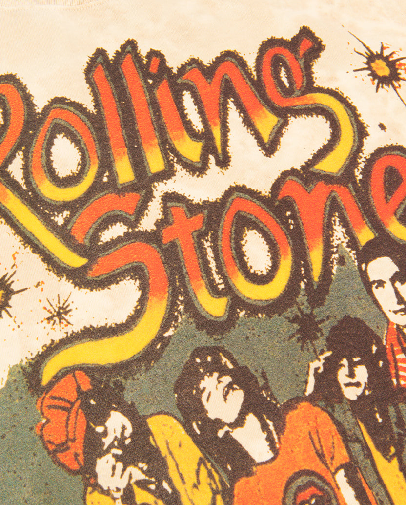 '81-'82 Tie Dye Tour T-Shirt Logo Detail