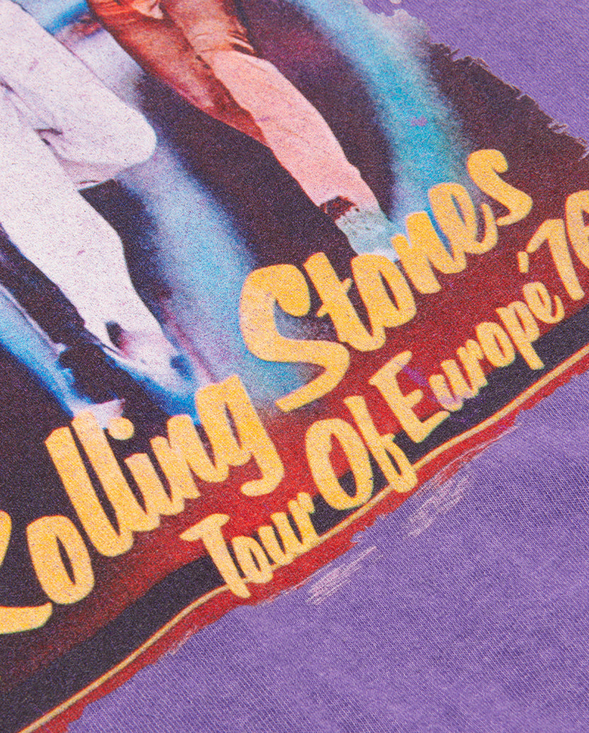 '76 Tour Of Europe Concert Poster T-Shirt Detail