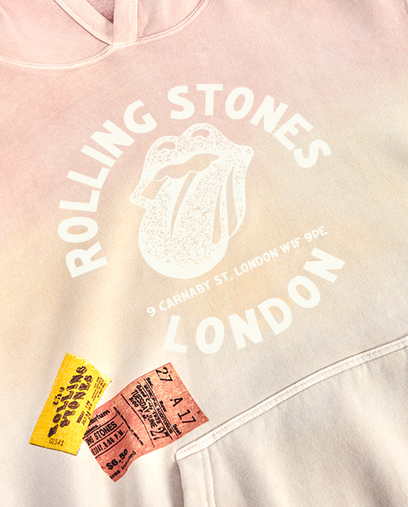 Dip Dye Ticket Hoodie Detail