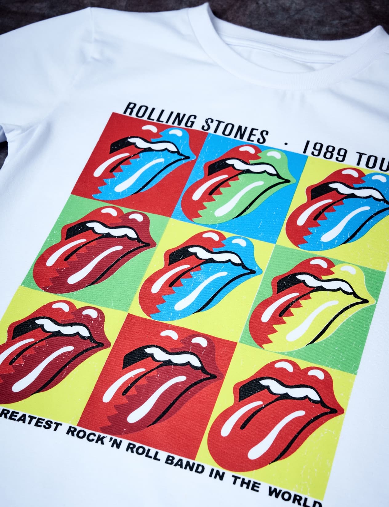 Kids Multi Tongue Puff Print T-Shirt