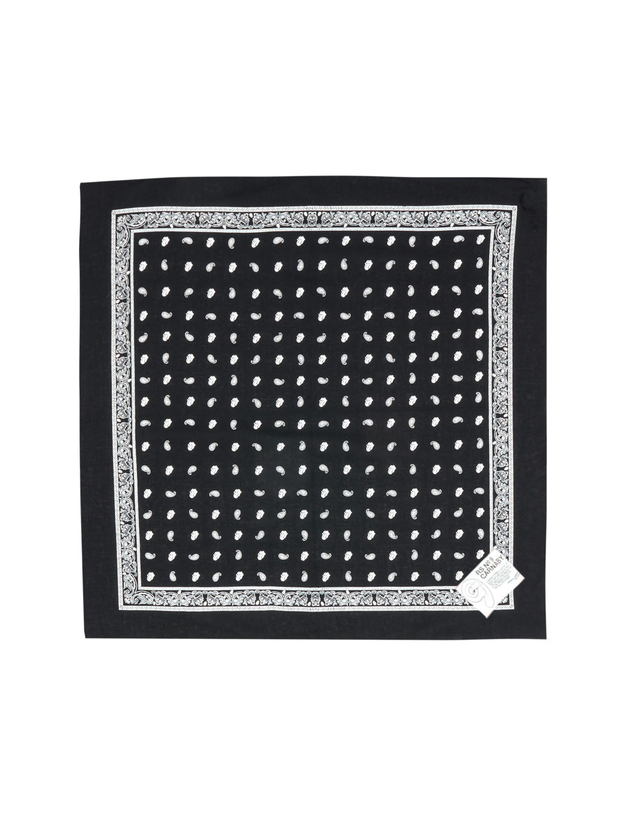 Black Paisley Bandana