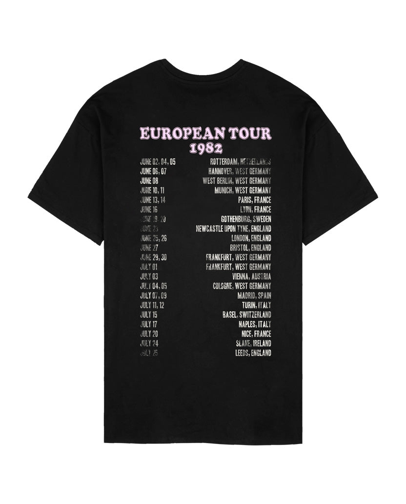 '82 European Tour T-Shirt Dress Back