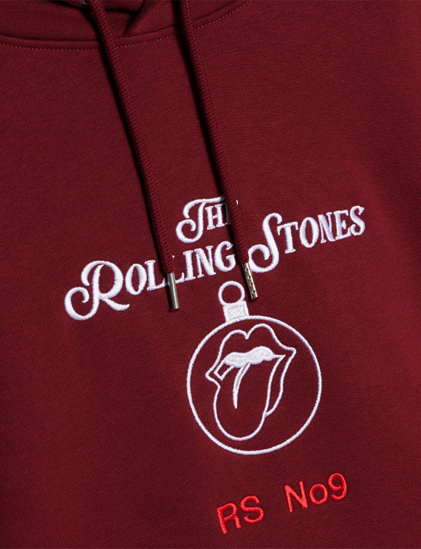 RS No. 9 Carnaby St. Oxblood Holiday Hoodie Detail