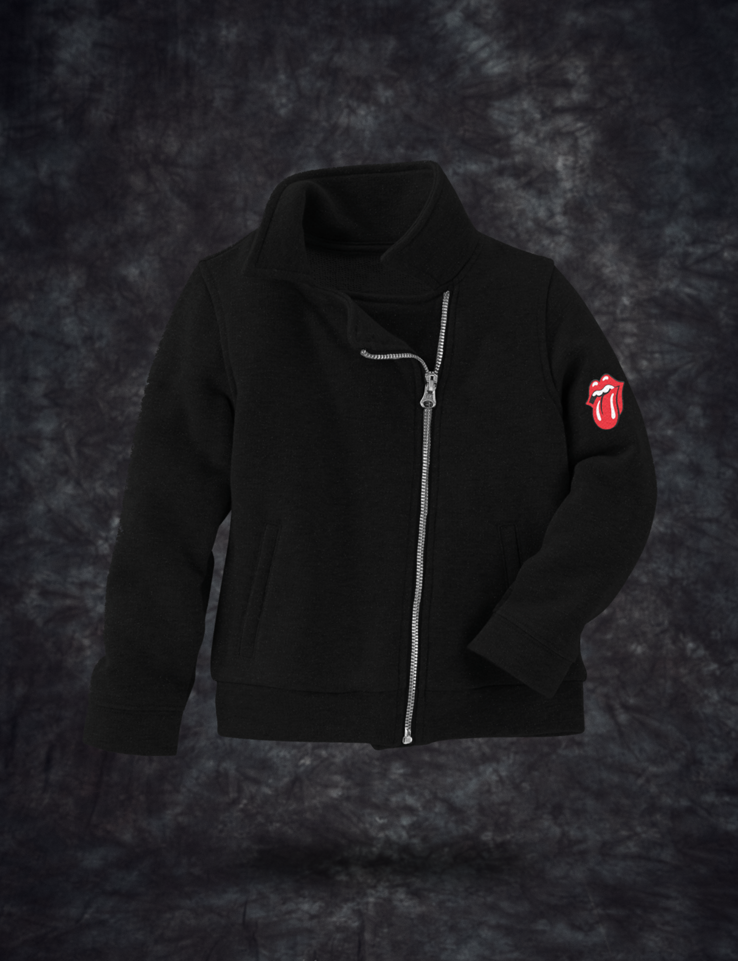 Kids Moto Zip Fleece Jacket