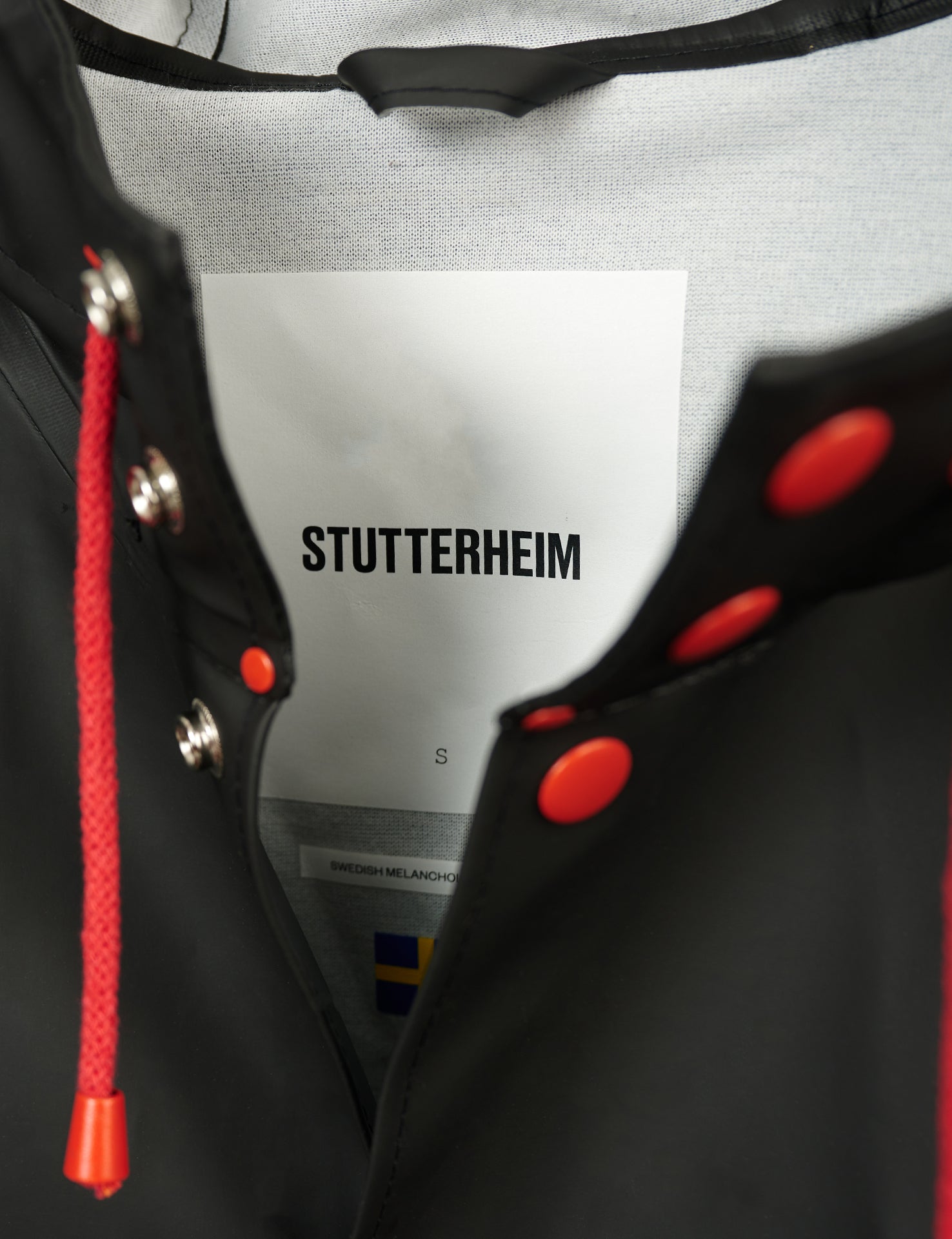 Stutterheim x Stones Tonal Logo Raincoat