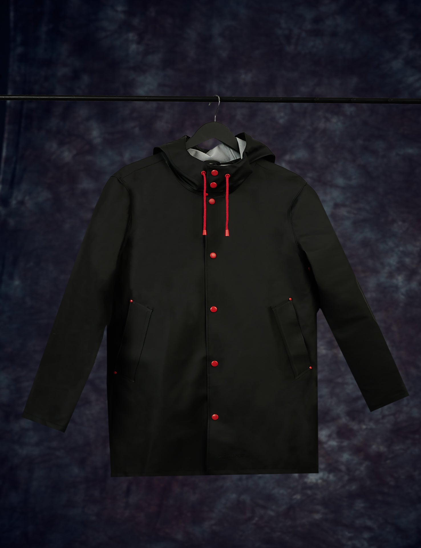 Stutterheim x Stones Tonal Logo Raincoat