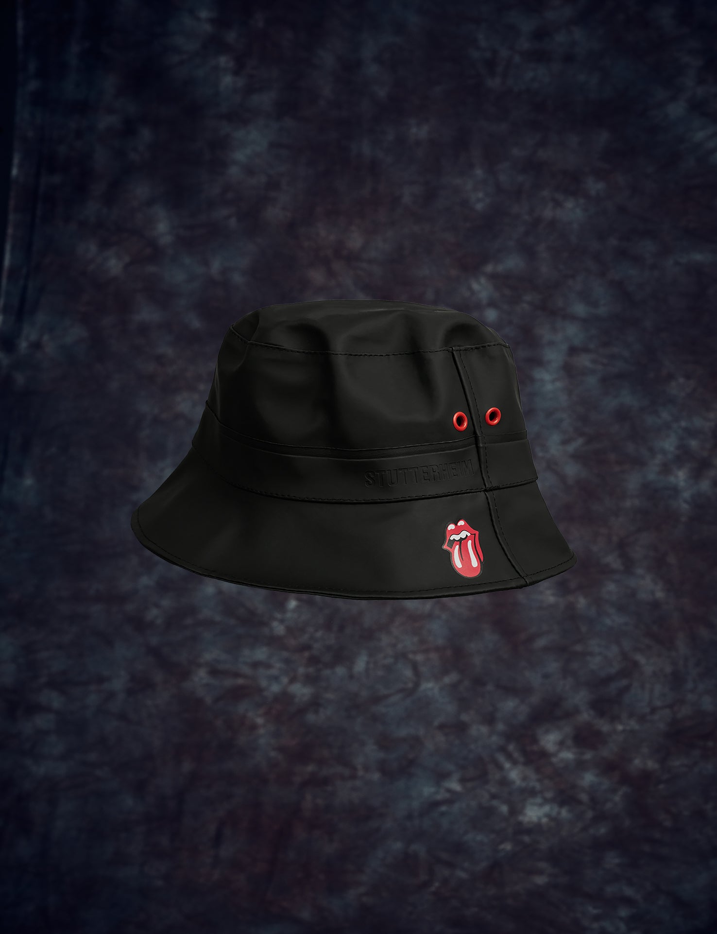 Stutterheim x Stones Black Bucket Hat
