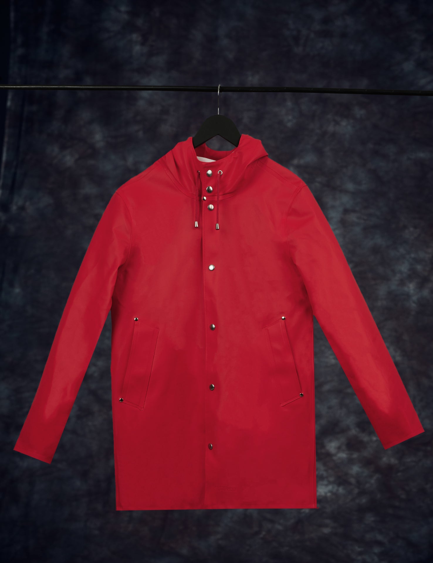 Stutterheim x Stones Red Tongue Logo Raincoat