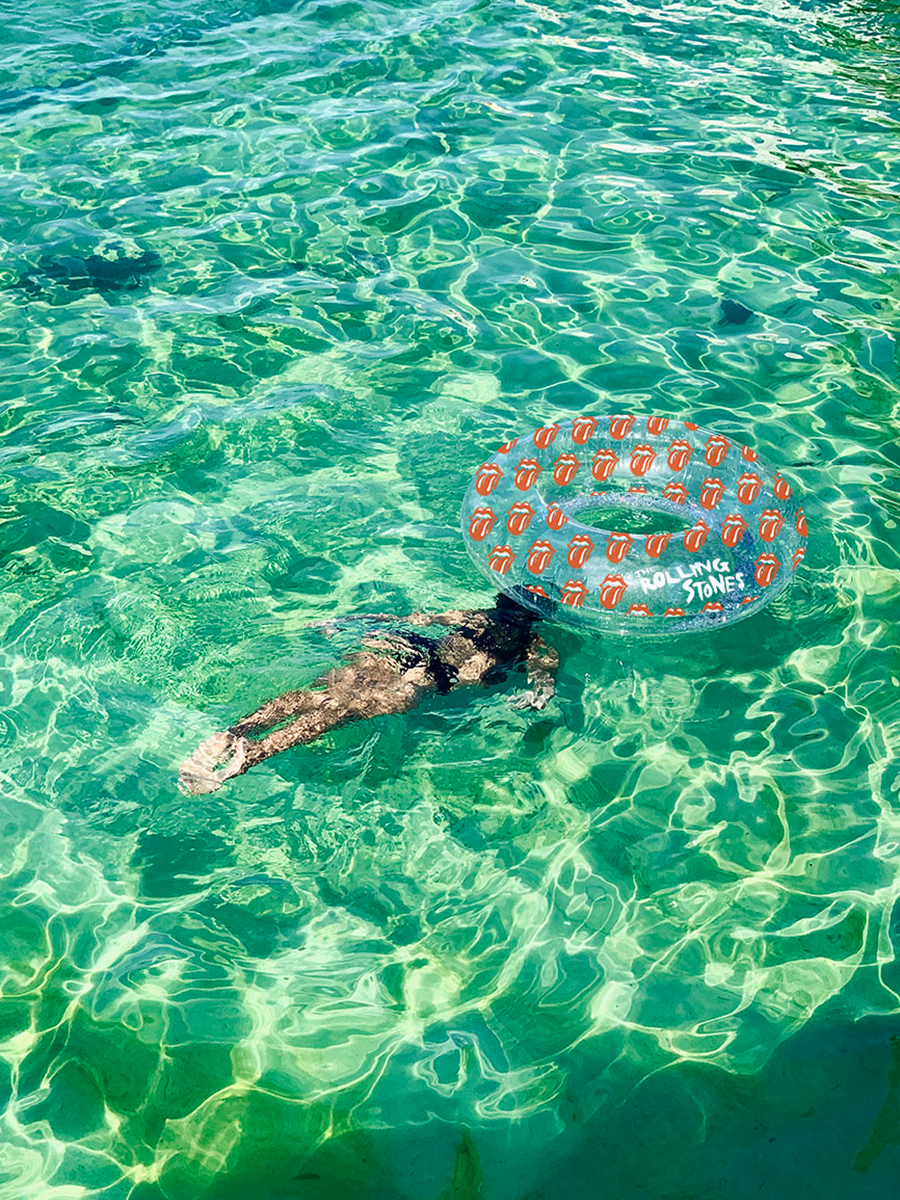 Stones x Sunnylife Glitter Pool Ring Float
