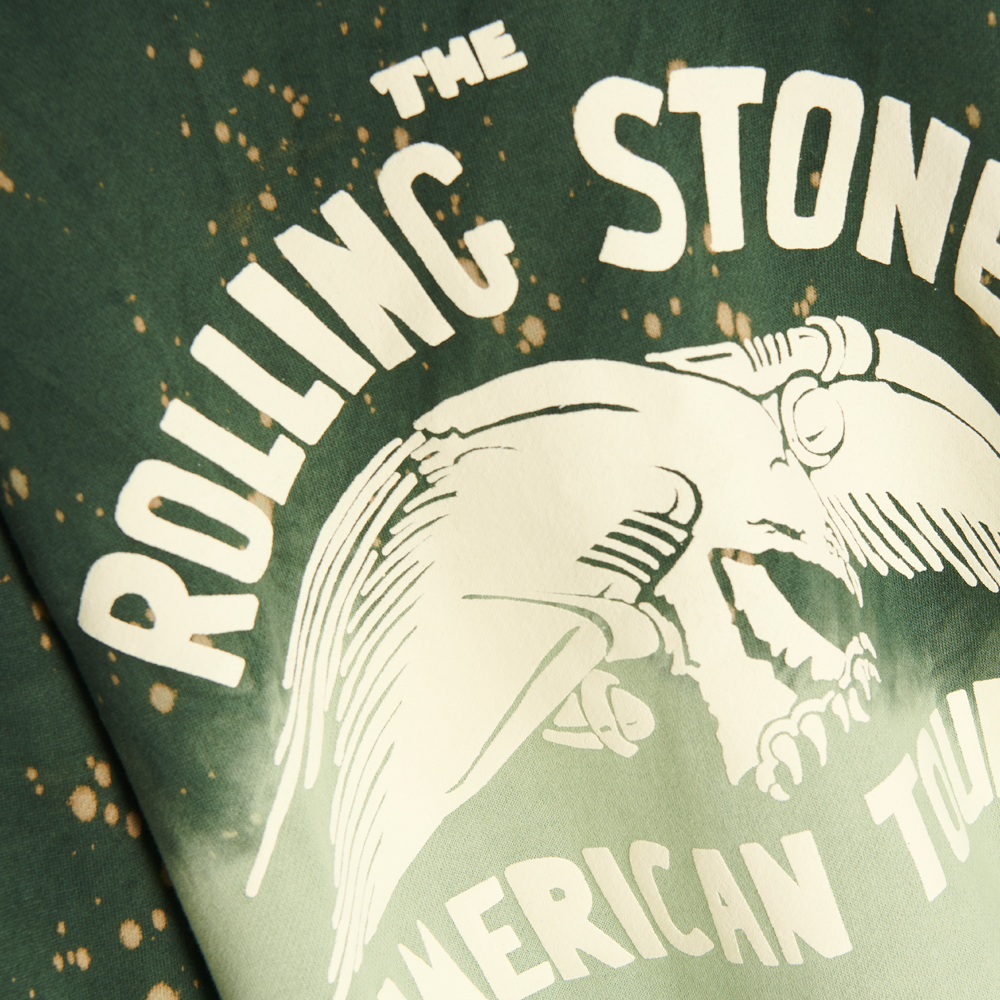 American Tour '78 Dyed Crewneck Detail