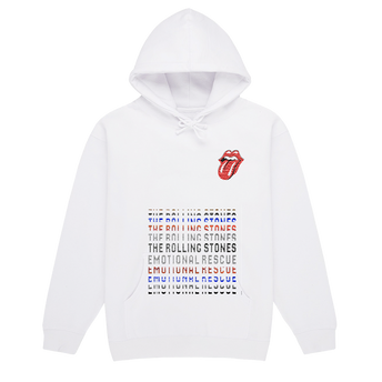 Emotional Rescue White Pullover Hoodie