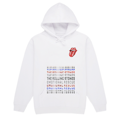 Emotional Rescue White Pullover Hoodie – The Rolling Stones