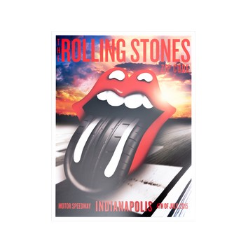Rolling Stones Indianapolis Event Poster
